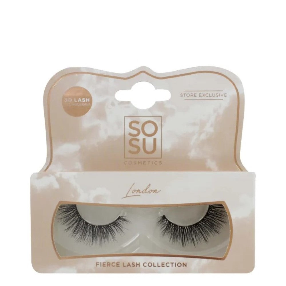 SOSU Cosmetics London Fierce 3D Lash Collection