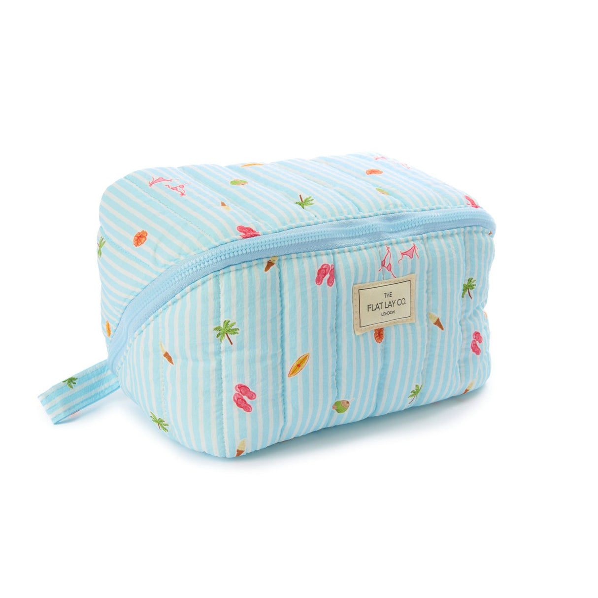 THE FLATLAY CO FLCMB-MBX-PLA | MARSHMALLOW FLAT LAY MAKEUP BOX BAG - PLAYA