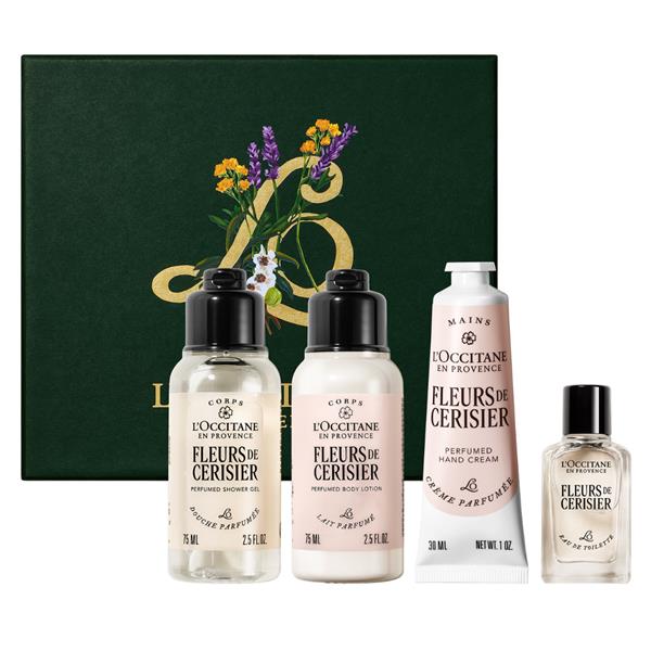 L'Occitane Cherry Blossom (Fleurs de Cerisier) 4-Piece Gift Set XMAS26