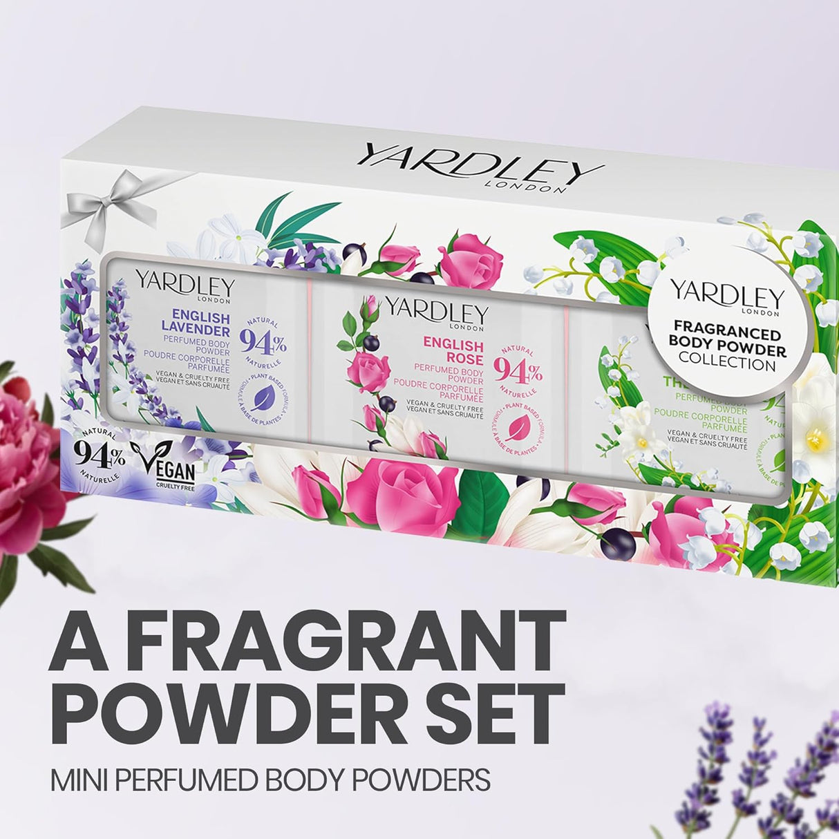 Yardley Perfumed Powder Trio Gift Set