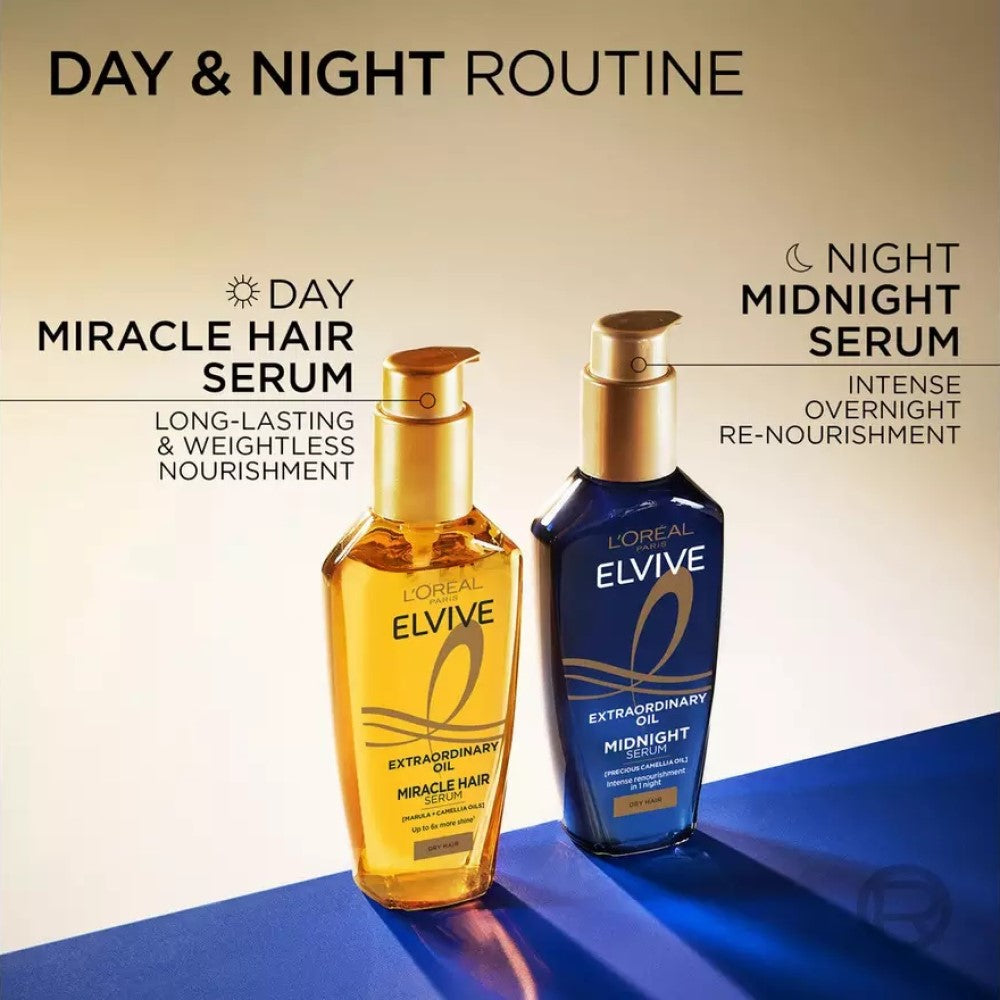 L'Oreal Elvive Extraordinary Day and Night Hair Oil Set