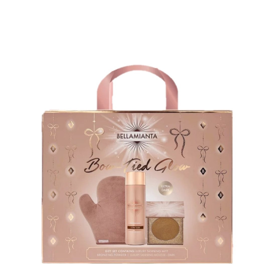 Bellamianta Bow Tied Glow Liquid Gold Tanning Gift Set