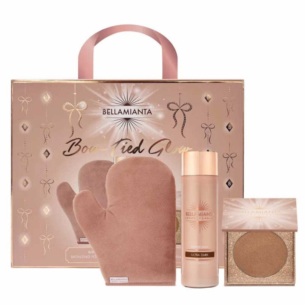 Bellamianta Bow Tied Glow Liquid Gold Tanning Gift Set