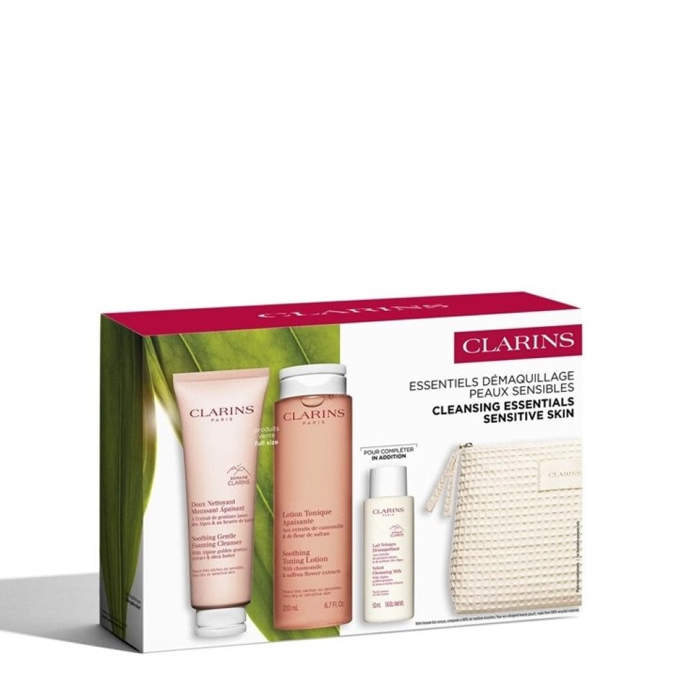 Clarins Cleansing Bag for Sensitive Skin Set