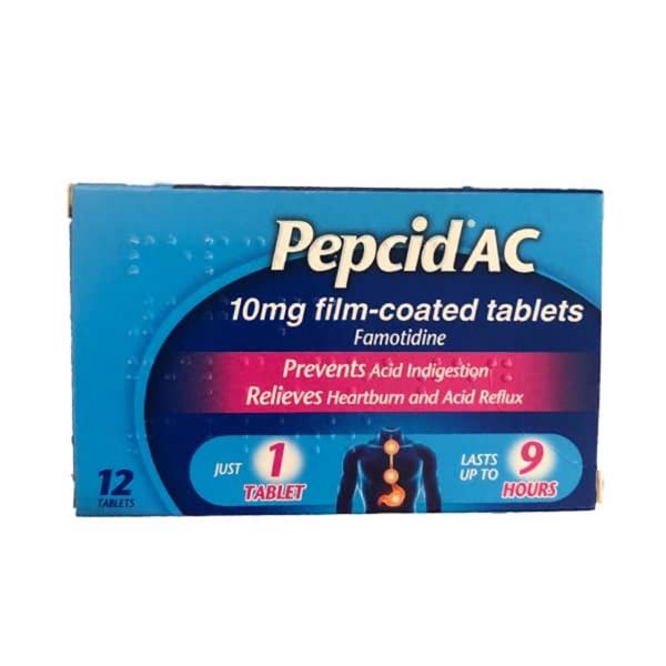 Pepcid Ac Tablets 10mg 12 Pack
