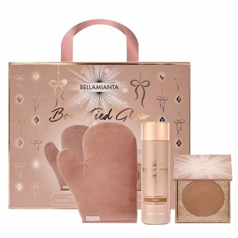 Bellamianta Bow Tied Glow Liquid Gold Tanning Gift Set