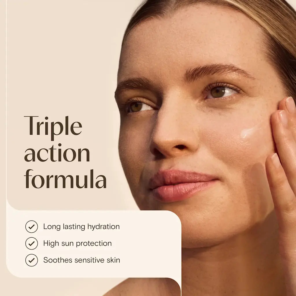 Aveeno Calm + Restore Moisturising Lotion SPF 50 50ml