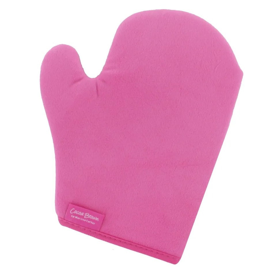 Cocoa Brown Velvet Self Tan Mitt with Thumb