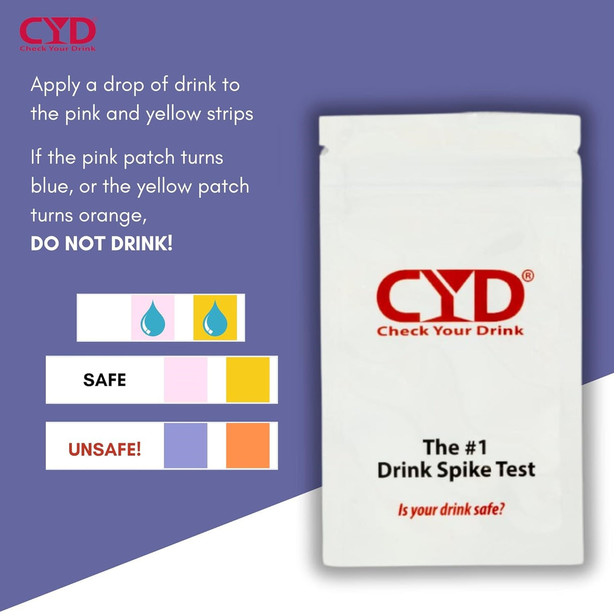 CYD Drink Spike Test (5 Strips)