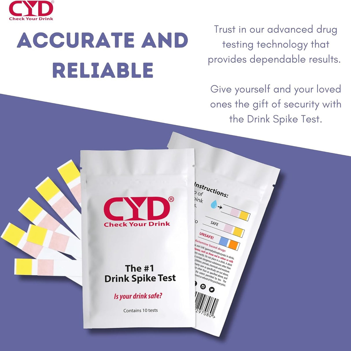 CYD Drink Spike Test (5 Strips)