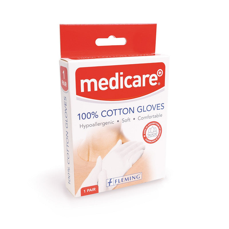 Medicare White Cotton Gloves