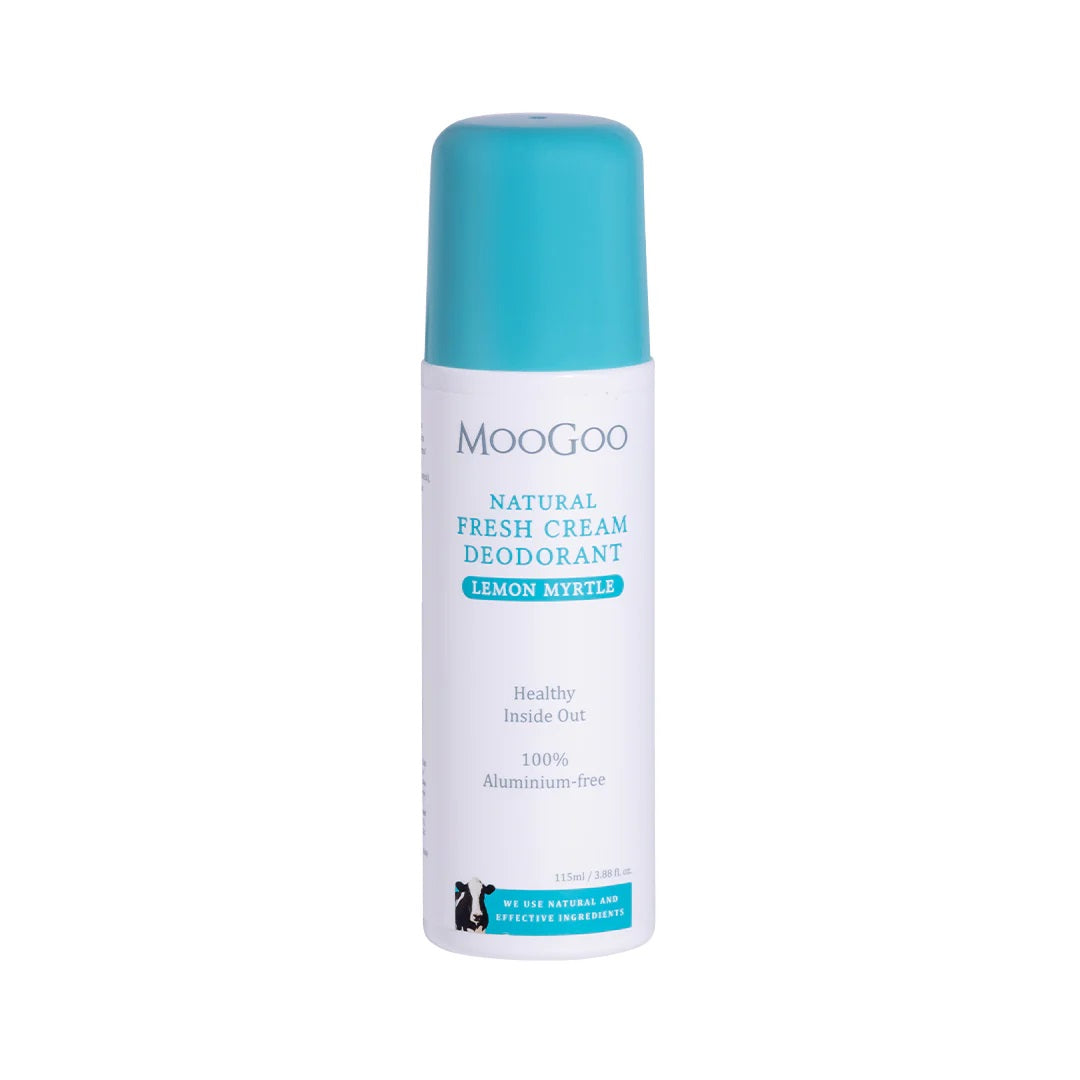 MooGoo Fresh Cream Deodorant - Lemon Myrtle 115ml