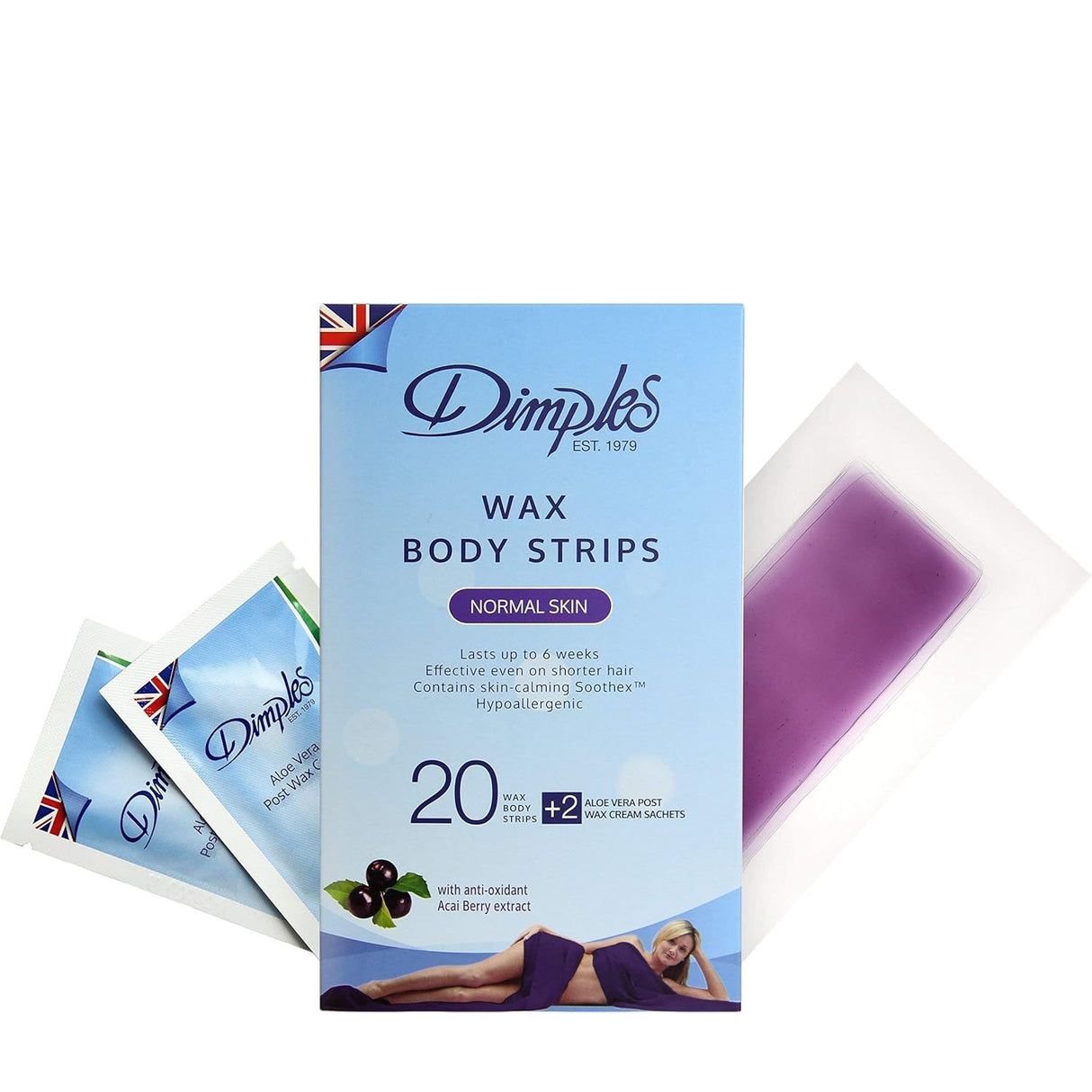Dimples Wax Strips Normal Skin