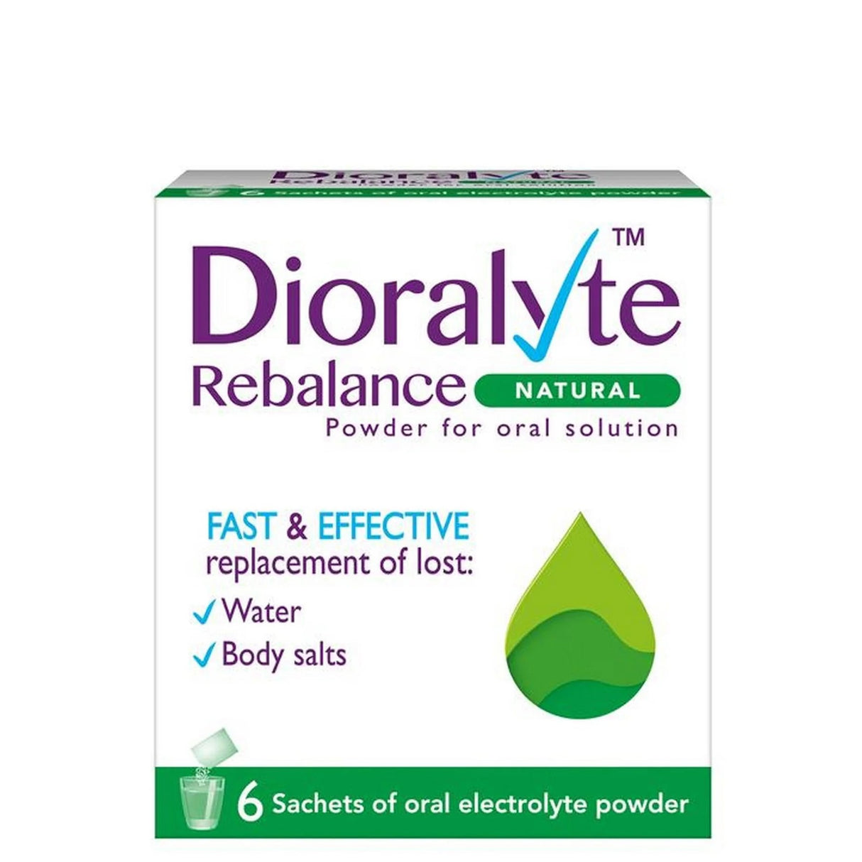 Dioralyte Natural Sachets