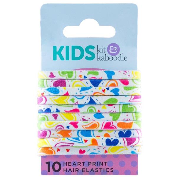 Kit-&-Kaboodle-Heart-Print-Elastics-10-Pack