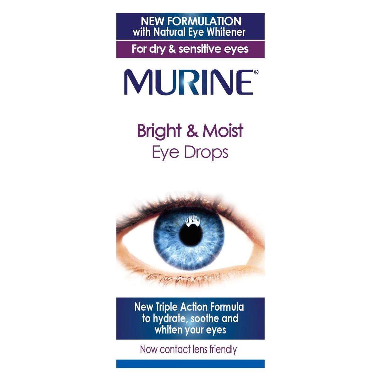 Murine Bright & Moist Eyes drops 150ml