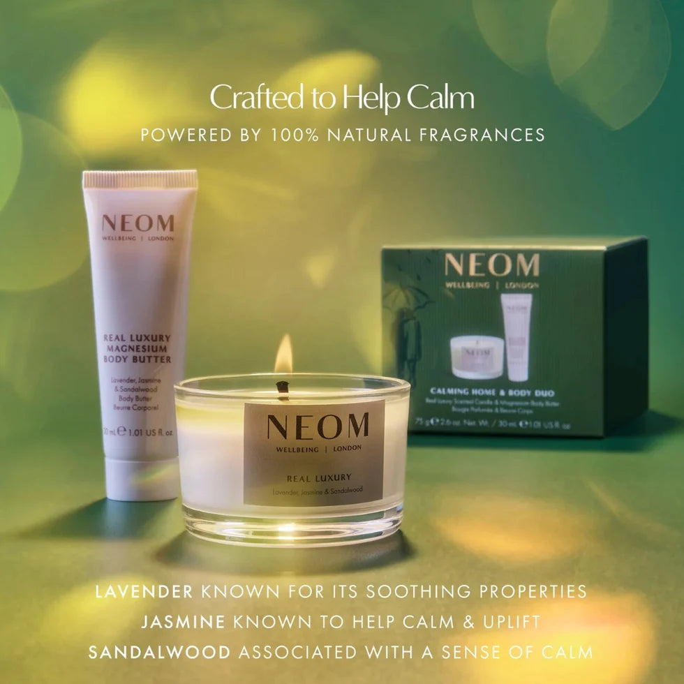 NEOM WELLBEING CALMING HOME & BODY DUO 75G & 30ML