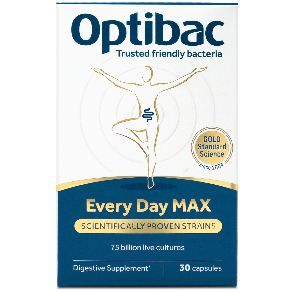 OptiBac Probiotics For every day Max 30 capsules