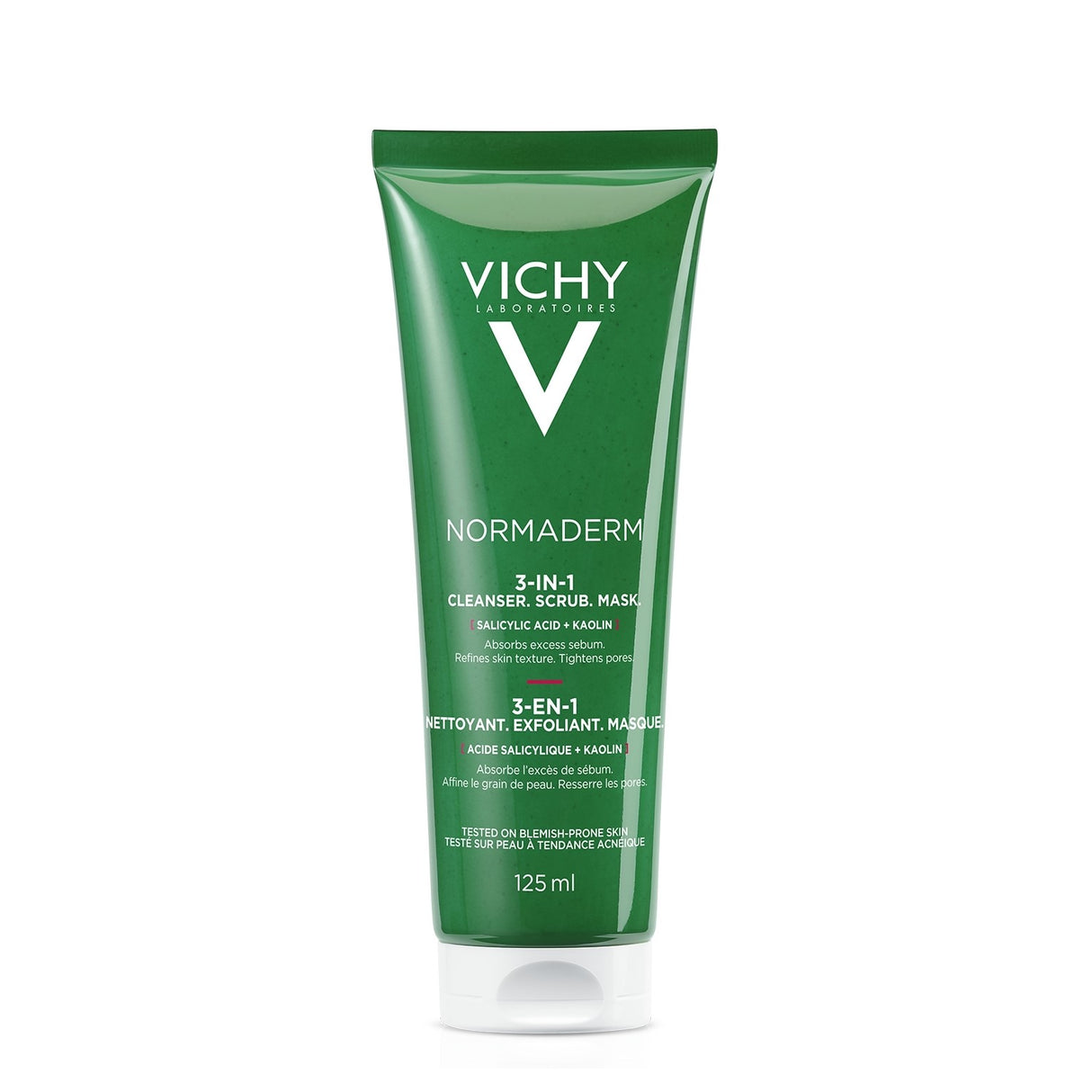 Vichy Normaderm 3-In-1 Scrub + Cleanser + Mask 125ml
