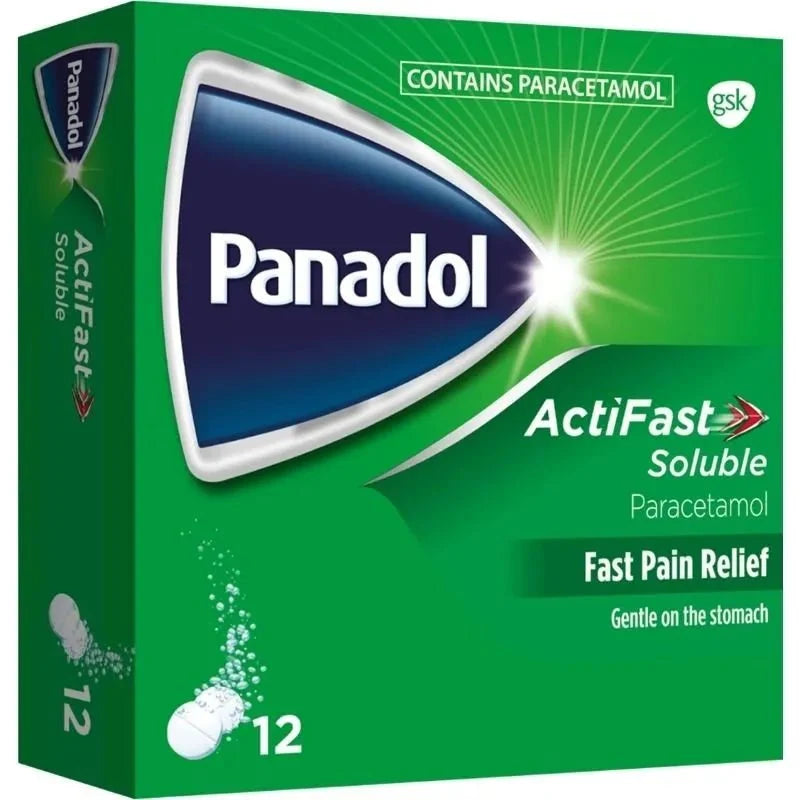 Panadol Actifast Soluble 12 Tablets