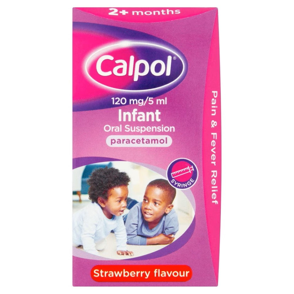 Calpol Infant Suspension Strawberry flavour 140ml