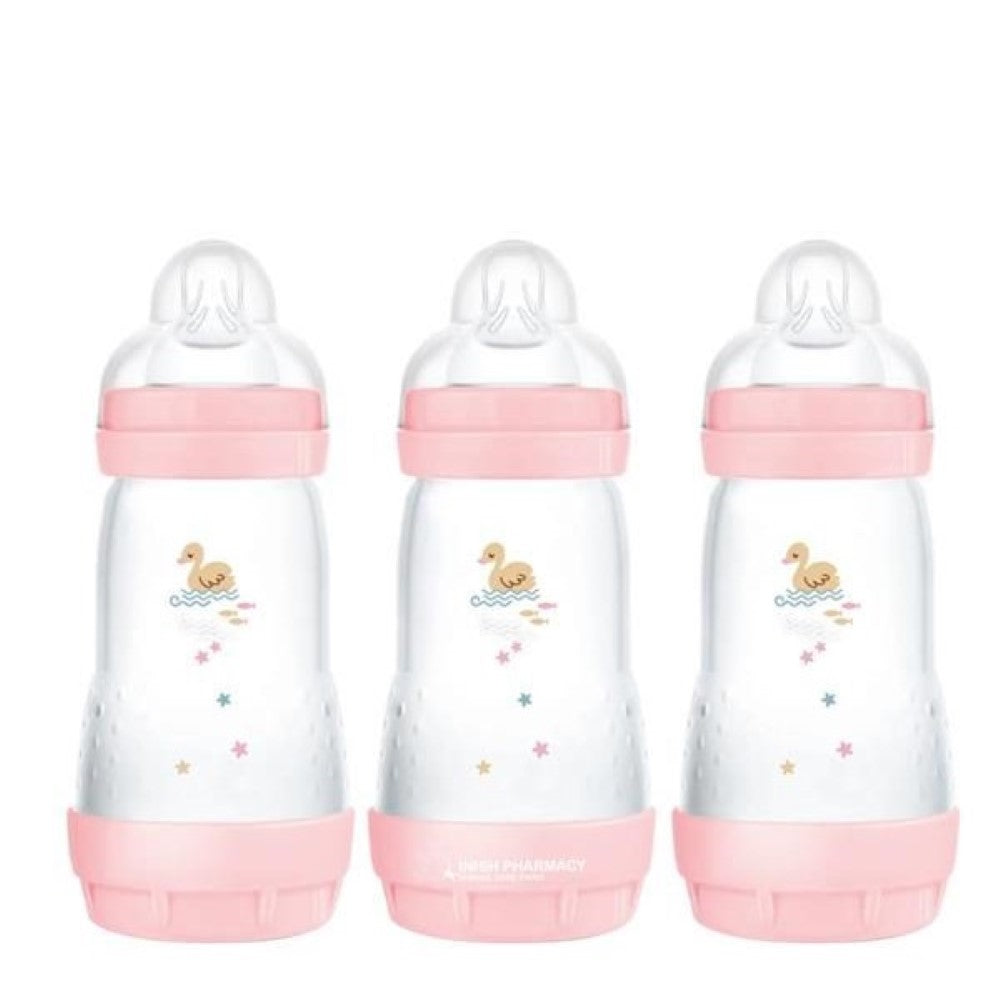 MAM Easy Start Anti Colic 260ml 3 Pack (Varied Colours)