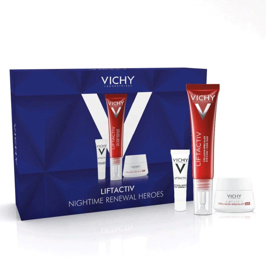 Vichy LiftActiv Nightime Renewal Heroes Skincare Giftset