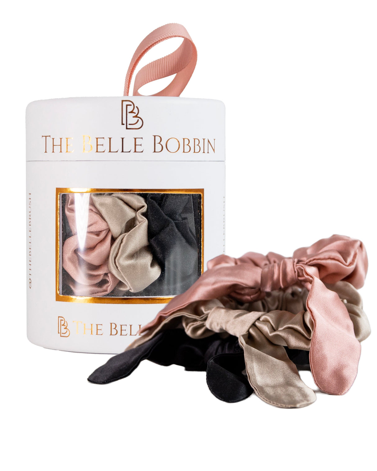 The Belle Bobbin Silk Scrunchies