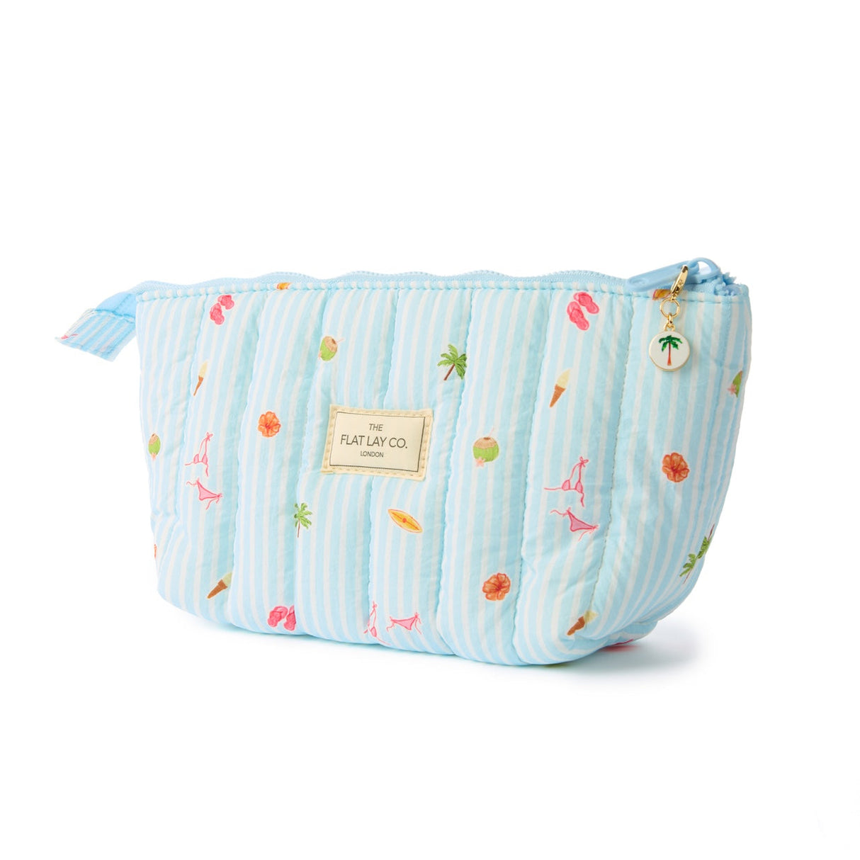 THE FLATLAY CO FLCEP-PLA | PADDED ESSENTIAL MAKEUP POUCH - PLAYA