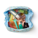 THE FLATLAY CO  FLCMB-MBX-PLA | MARSHMALLOW FLAT LAY MAKEUP BOX BAG - PLAYA