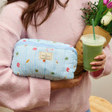THE FLATLAY CO  FLCMB-MBX-PLA | MARSHMALLOW FLAT LAY MAKEUP BOX BAG - PLAYA
