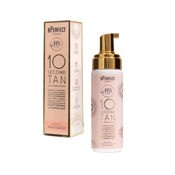 Mrs Glam By Michelle 10 Second Tan Medium+ Tanning Mousse 150ml