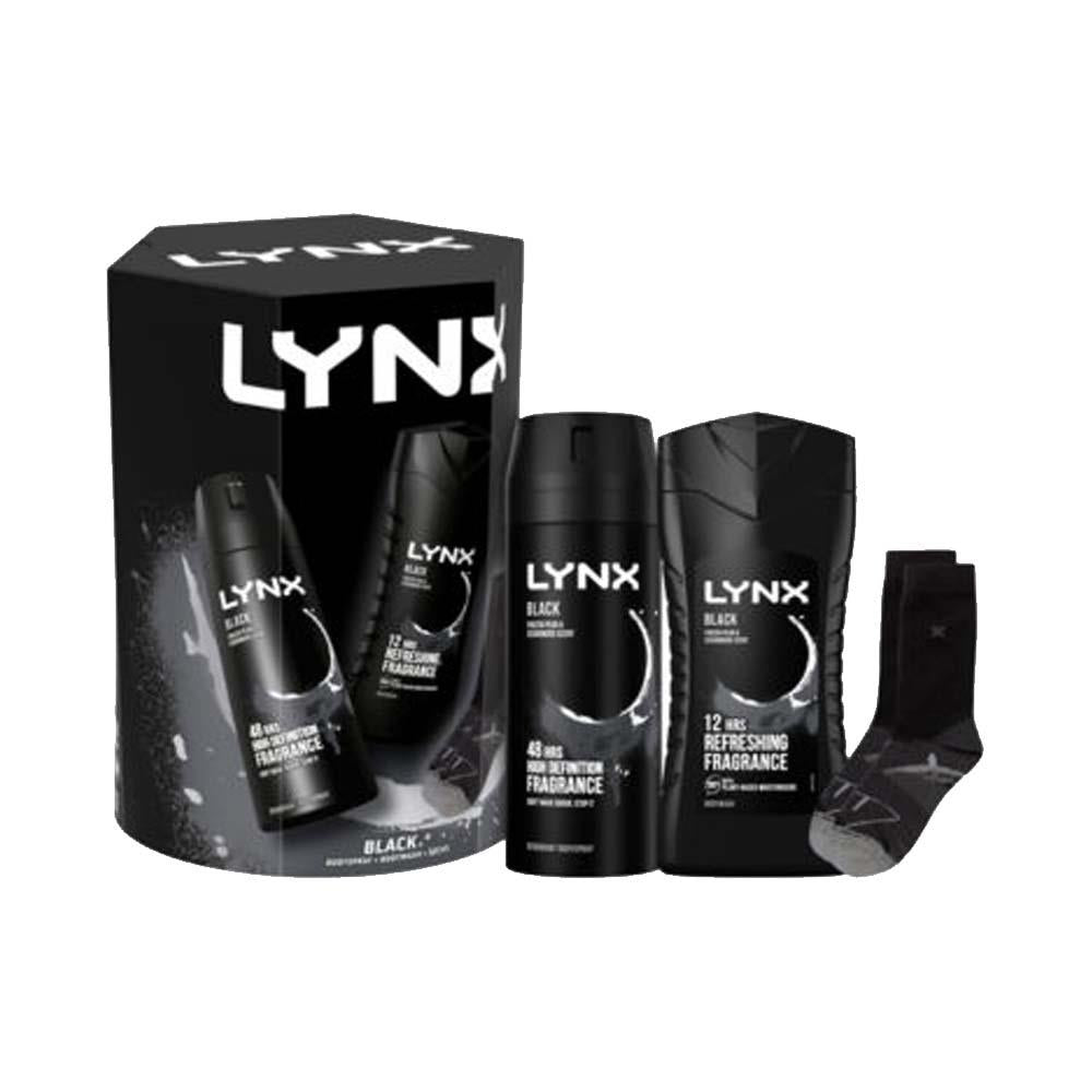 Lynx Black Duo & Socks Gift Set