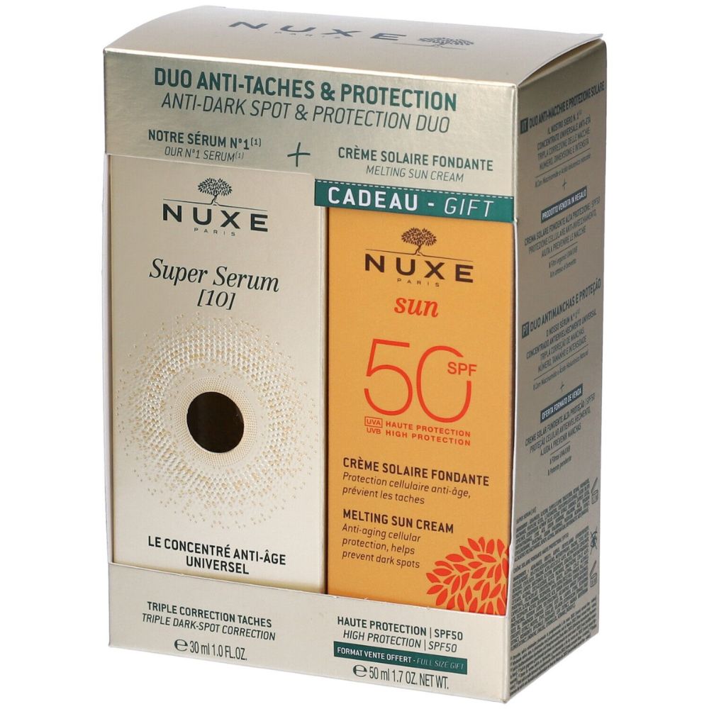 Nuxe Super Serum [10] 30ml + Melting Sun Cream 50ml