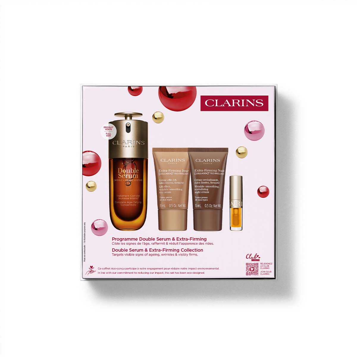 CLARINS DOUBLE SERUM & EXTRA-FIRMING SET