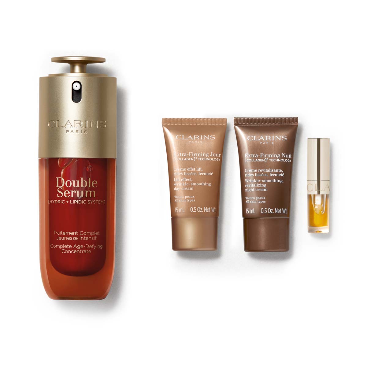 CLARINS DOUBLE SERUM & EXTRA-FIRMING SET