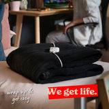 Russell Hobbs Heated Electric Throw Black