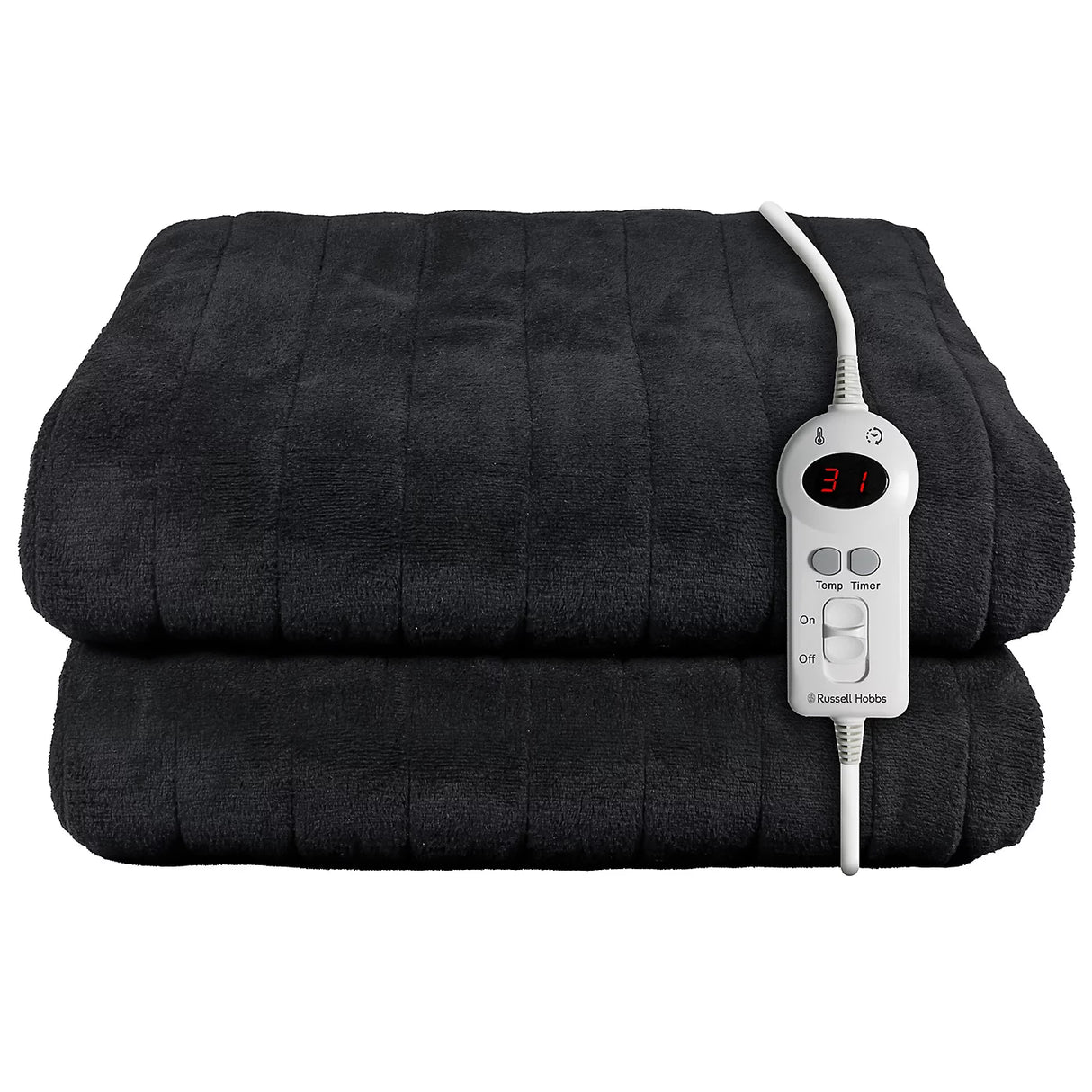 Russell Hobbs Heated Electric Throw Black