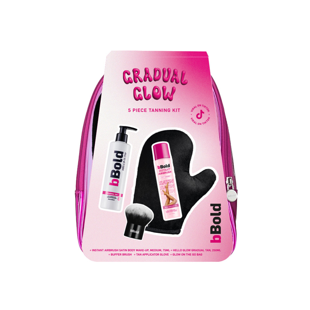 bBold Gradual Glow 5 Piece Tanning Kit