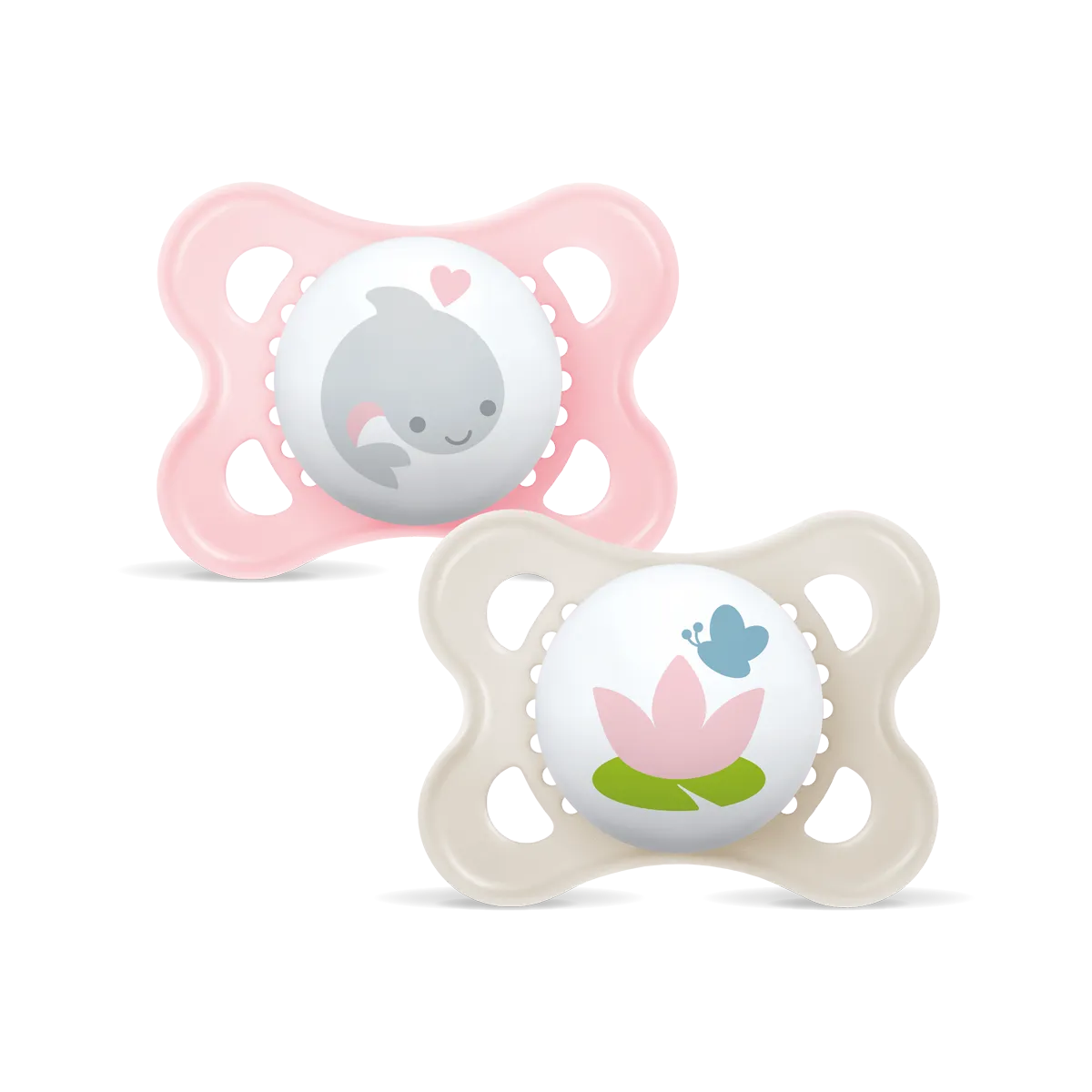 MAM Original Soother 2-6 Months 2 Pack (Varied Colours)