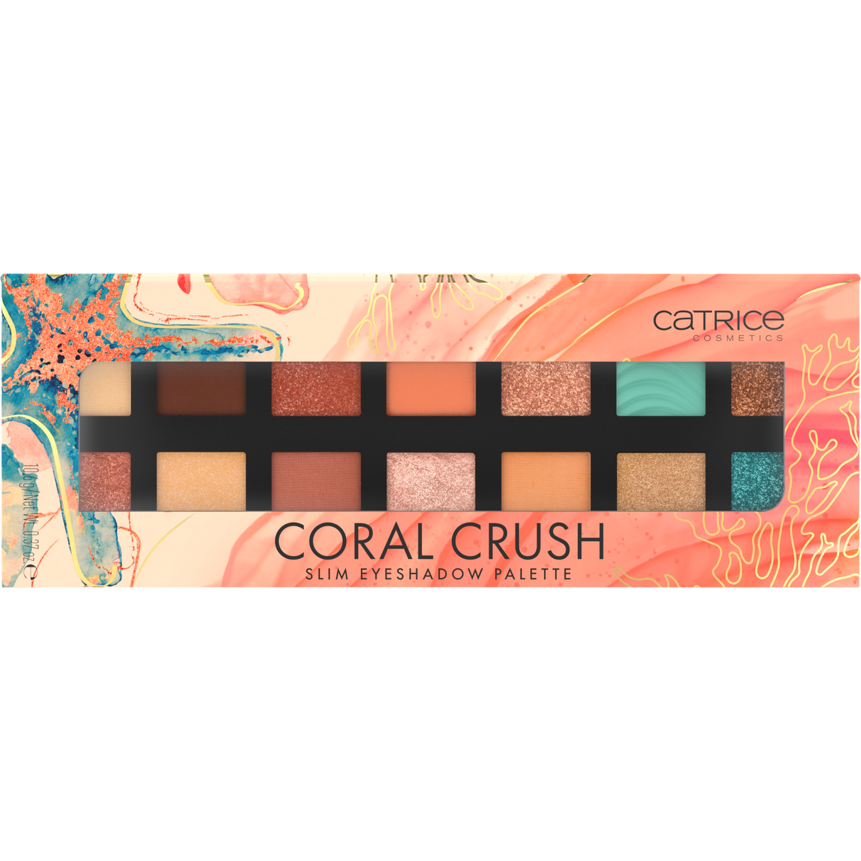 Catrice Coral Crush Slim Eyeshadow Palette Under the Sea