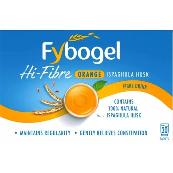 Fybogel Orange Natural Fibre Drink 30 Sachets
