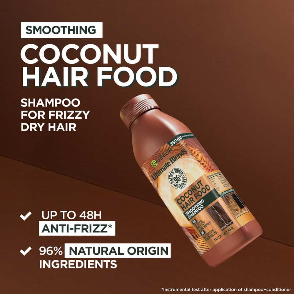 Garnier Smoothing Coconut & Macadamia Hair Food Shampoo