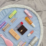 THE FLATLAY CO  FLCMB-EV-CDF | DRAWSTRING FLAT LAY MAKEUP BAG - COZY COTTON DITS
