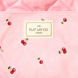 THE FLATLAY CO  FLCMB-EVT-CP | DRAWSTRING FLAT LAY MAKEUP BAG - DITSY CHERRIES