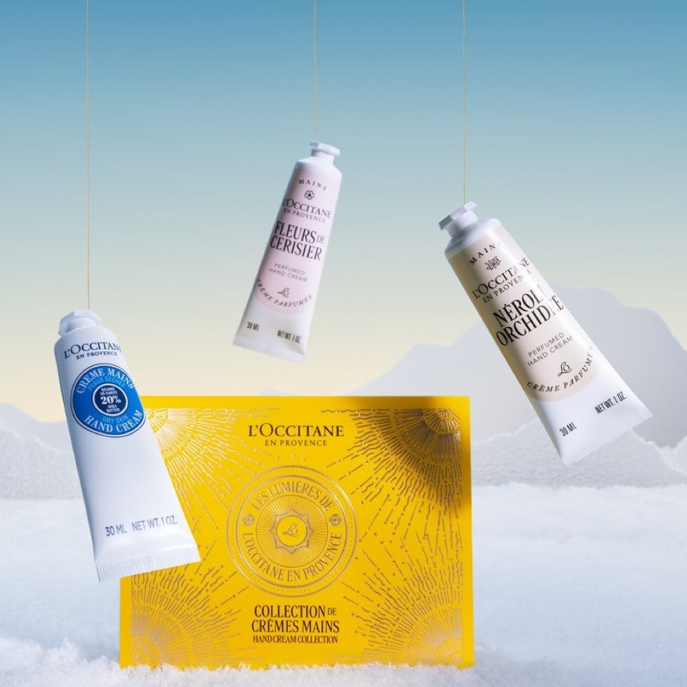 L'Occitane Floral Hand Cream Christmas Trio