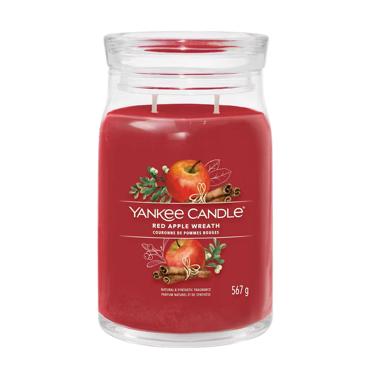 Yankee Candle Red Apple Wreath Large Candle