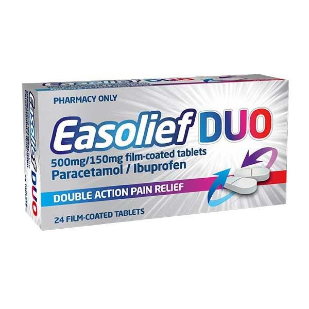 Easofen Easolief Duo 500mg/150mg Film-coated 24 Tablets