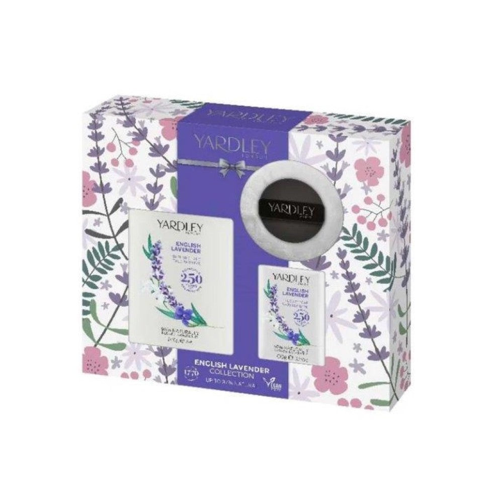 Yardley English Lavender 200g 3 Piece Gift Set