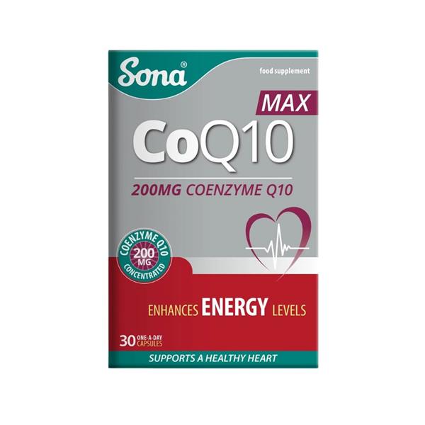 Sona-CoQ10-MAX-200mg-Coenzyme-Q10-200mg-30-capsules-ONE-A-DAY